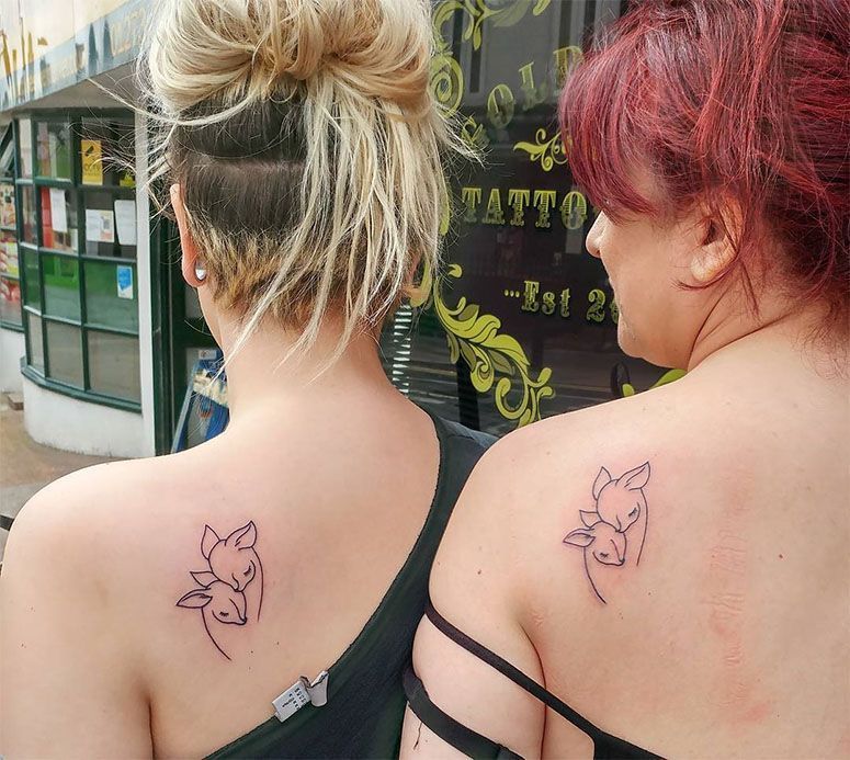 Tatuaggio mamma e figlia - Foto: Pinterest.it