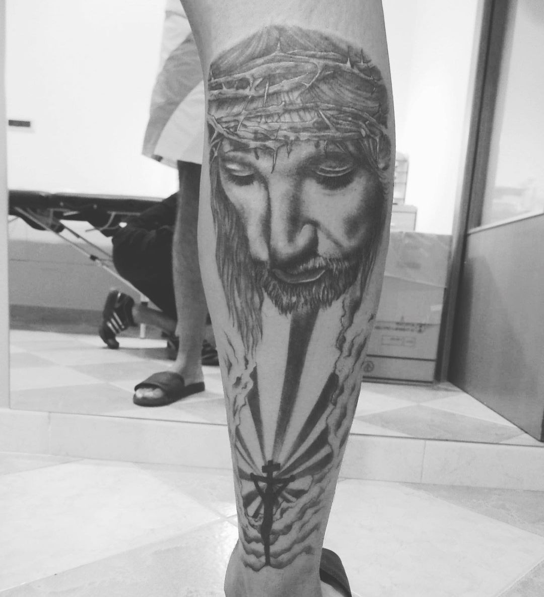 Tatuaggio raffigurante Gesù