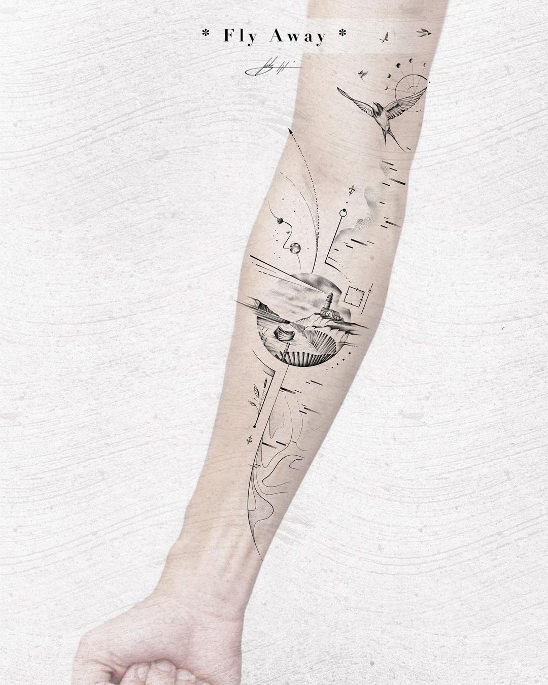 Tatuaggi sul braccio moderni