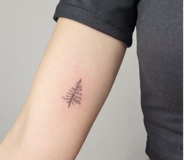 Tatuaggio albero spoglio