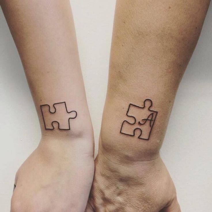 Tatuaggio puzzle - Foto: Pinterest.it