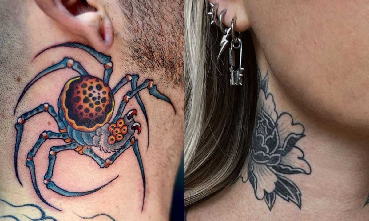 Tatuaggi sul collo