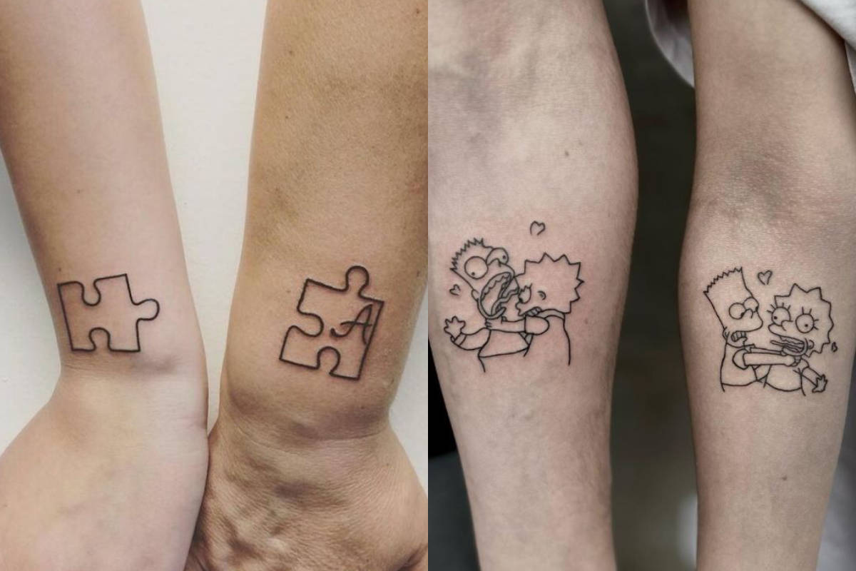 tatuaggio fratello e sorella